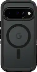 Front. OtterBox - Defender Series Pro XT Hard Shell with Magnets for Pixel 10 and Pixel 10 Pro - Dark Side.