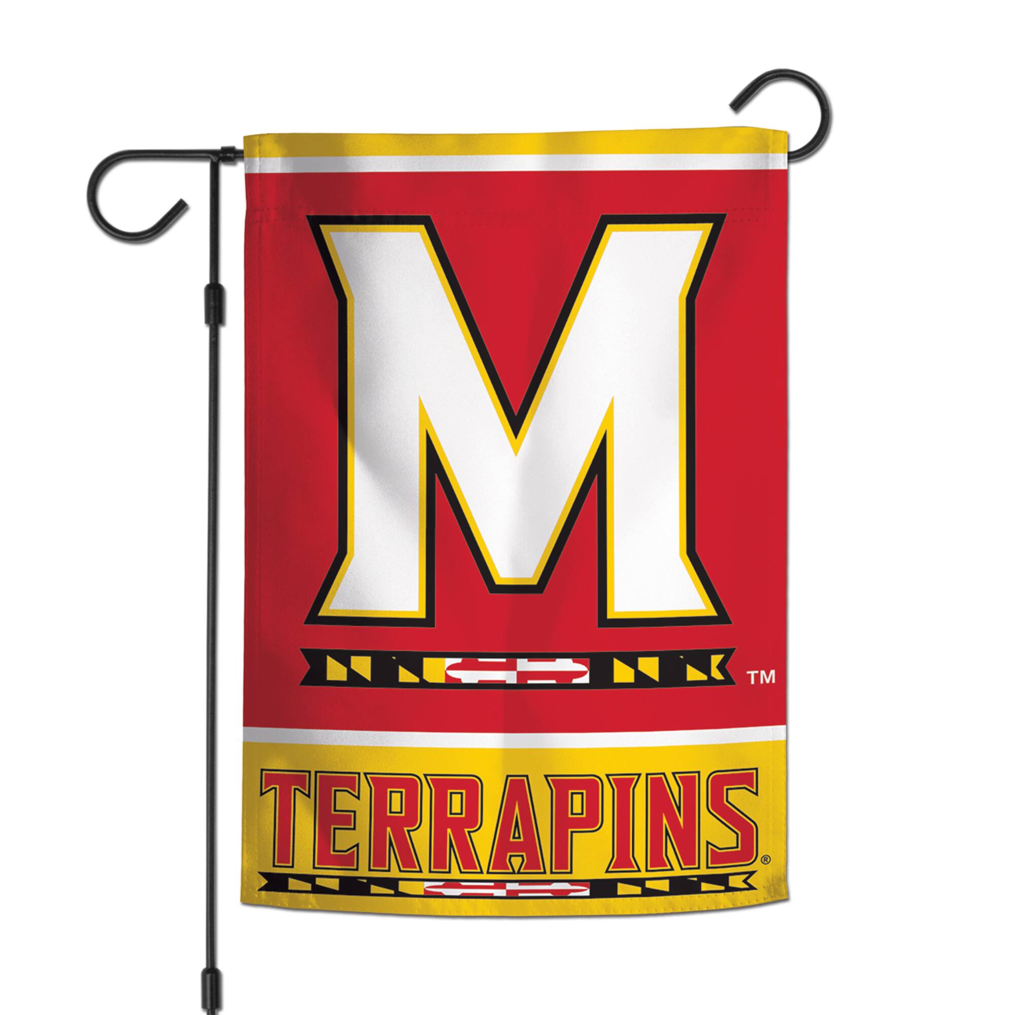Front. WinCraft - Maryland Terrapins 12'' x 18'' Favorite Team Garden Flag - Multicolor.
