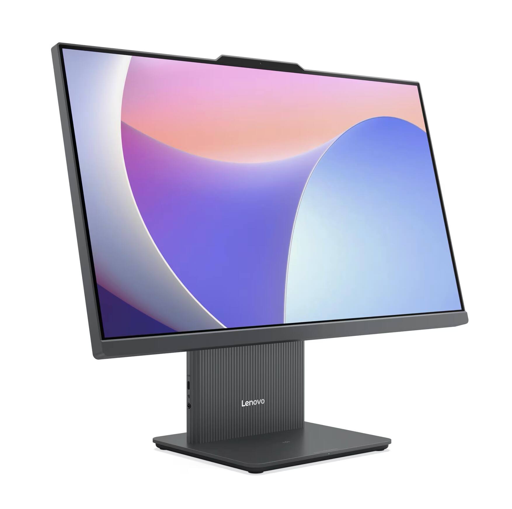 Alt View 6. Lenovo - IdeaCentre 24ARR9 All-in-One 23.8 FHD Display (Ryzen 3 7335U, 8GB, 256GB SSD, Win 11 Home) w/USB Hub - Luna Grey.