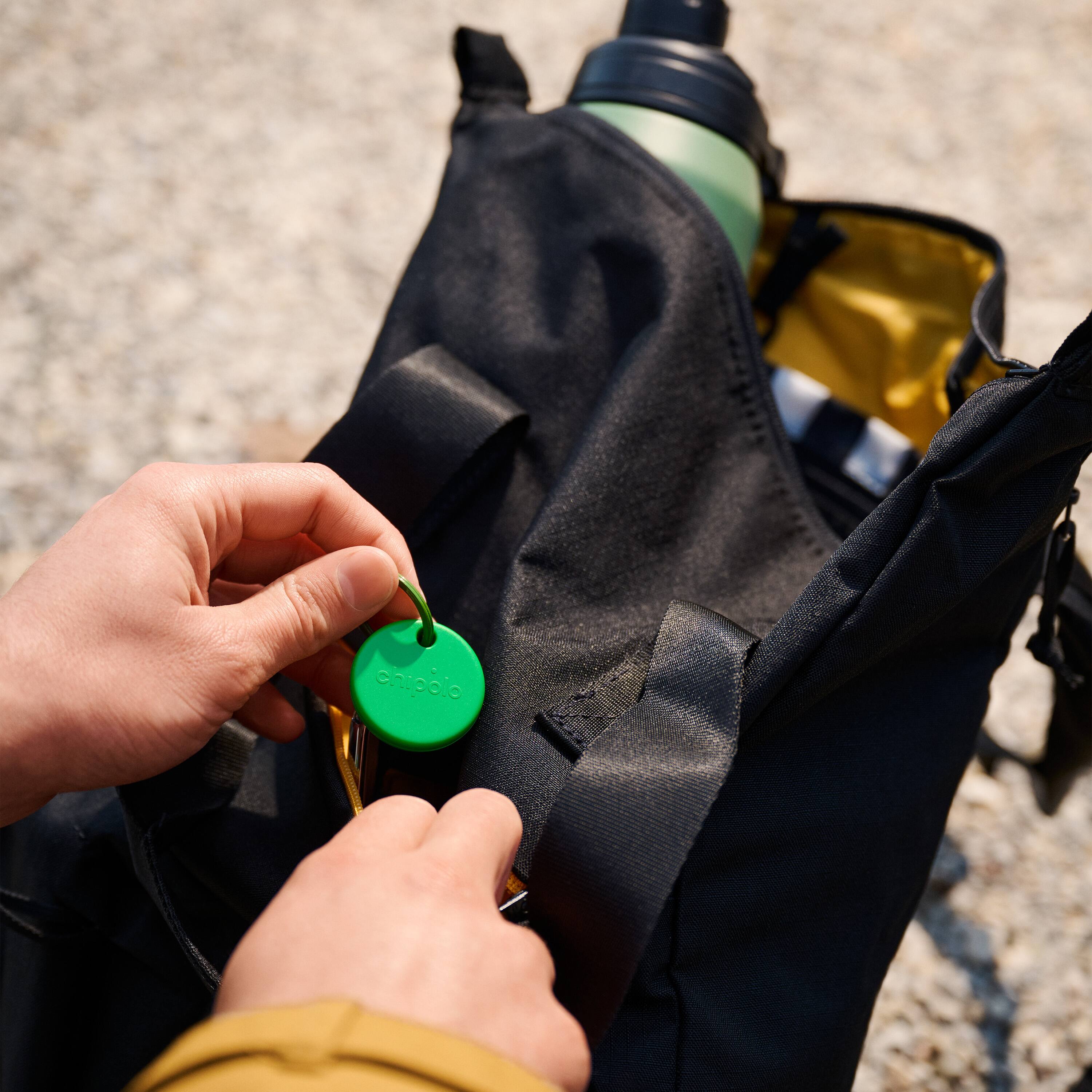 Alt View 4. Chipolo - POP Tracker Tag with Bluetooth, Call Your Phone, Out of Range Alert, Apple Find My & Android Find Hub Compatible - Green.