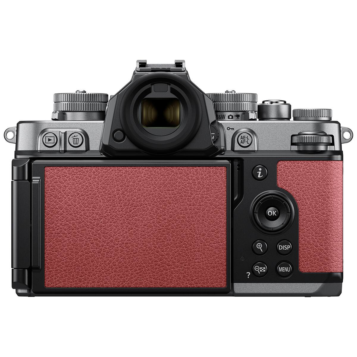 Nikon Z f Mirrorless Camera, Silver/Mauve Pink Silver and Mauve