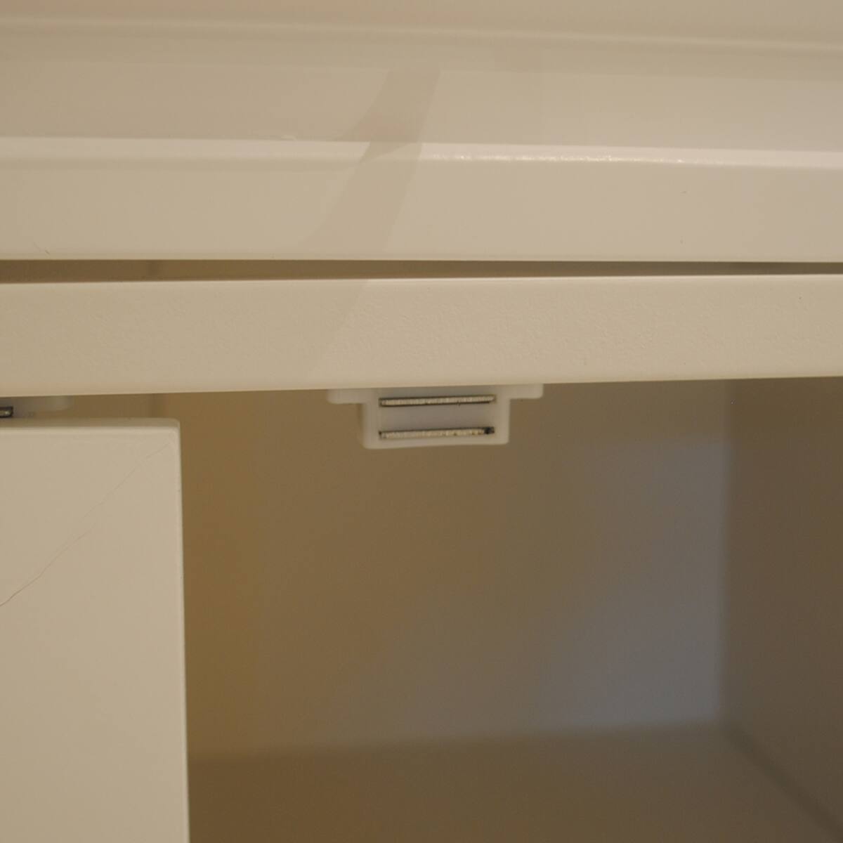 Alt View 2. Loheer - Loheer Rolling Kitchen Island Cart Mobile Kitchen Trolley with Storage Cabinets White - White.