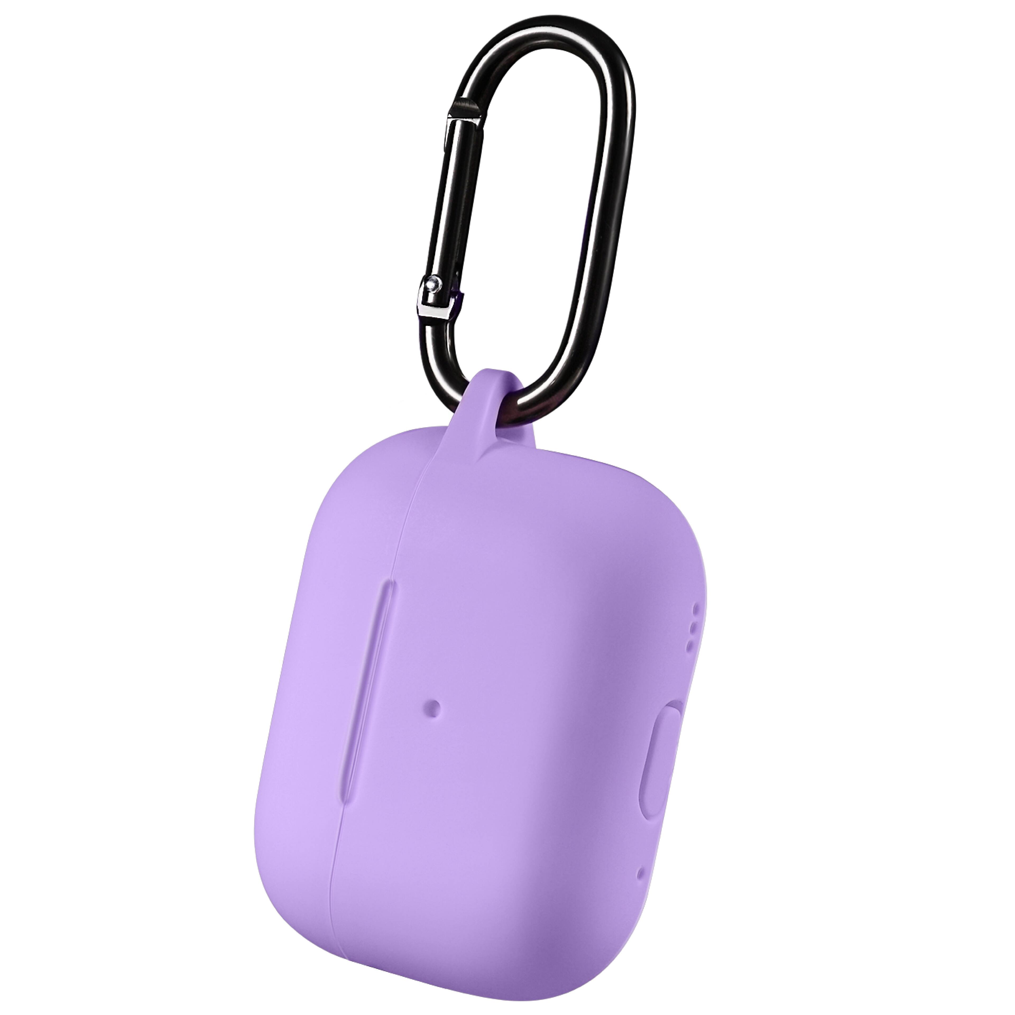 Alt View 4. Vena - Silicone Case for Apple AirPods Pro 2 Case, Protective Cover Compatible with MagSafe AirPods Pro 2nd Generation, Purple - Purple.