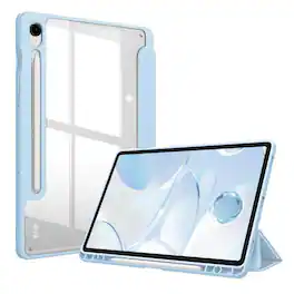 Kitcheniva - Transparent Back Cover Slim Case For Samsung Galaxy Tab S10 Lite / S10 FE - Blue