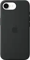 Apple - iPhone 16e Silicone Case - Black - Front_Zoom