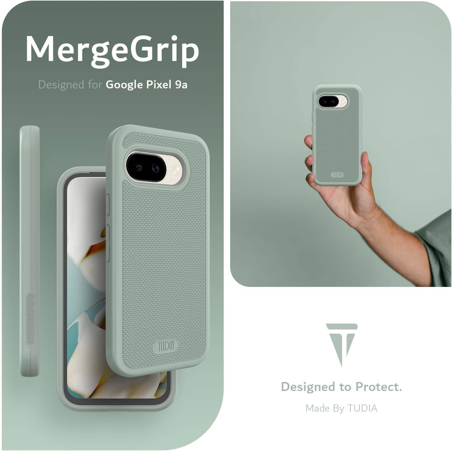 MergeGrip  
Designed for Google Pixel 9a  

Designed to Protect.  
Made By TUDIA