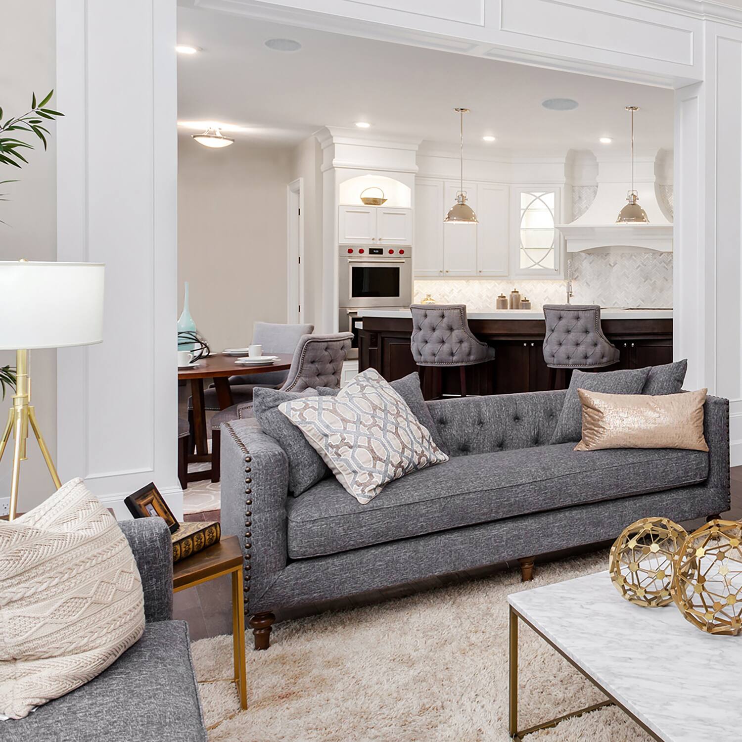 Alt View 3. Proficient Audio - Proficient Audio Pas11641 / C641 Protege C641 125-watt 6.5-in. 2-way Graphite In-ceiling Speaker Set - white.