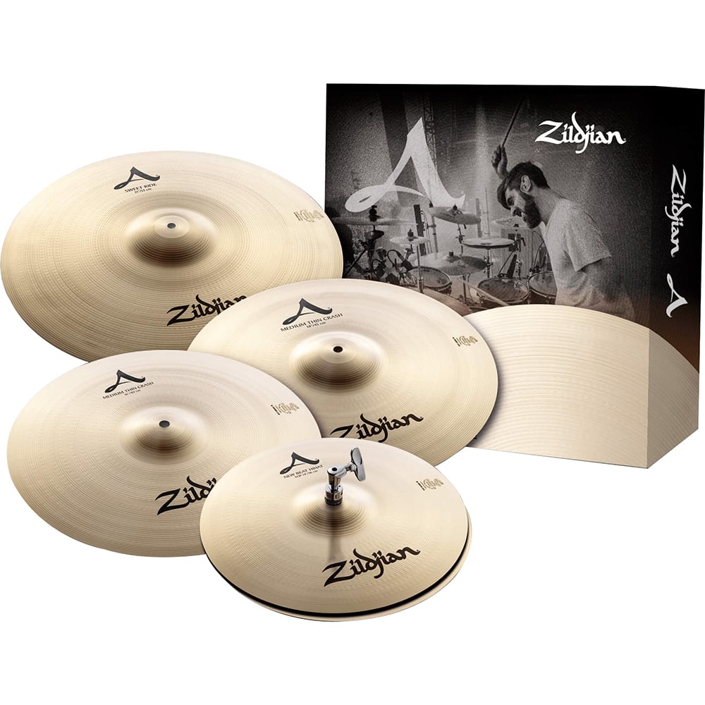 Zildjian - A Sweet Ride Cymbal Pack with Hi-Hats, Crashes, and Ride A391