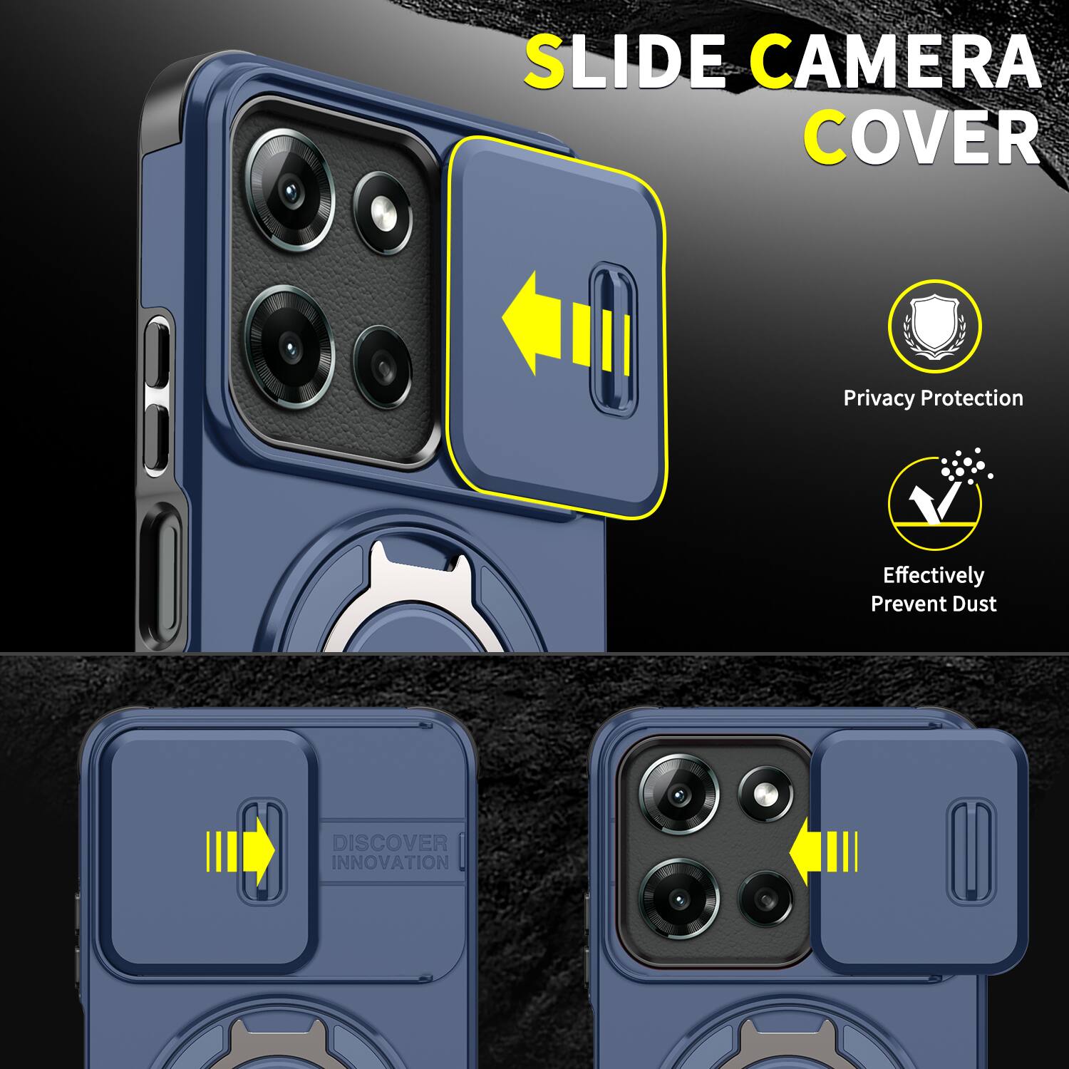 SLIDE CAMERA COVER

Privacy Protection

Effectively Prevent Dust

DISCOVER INNOVATION