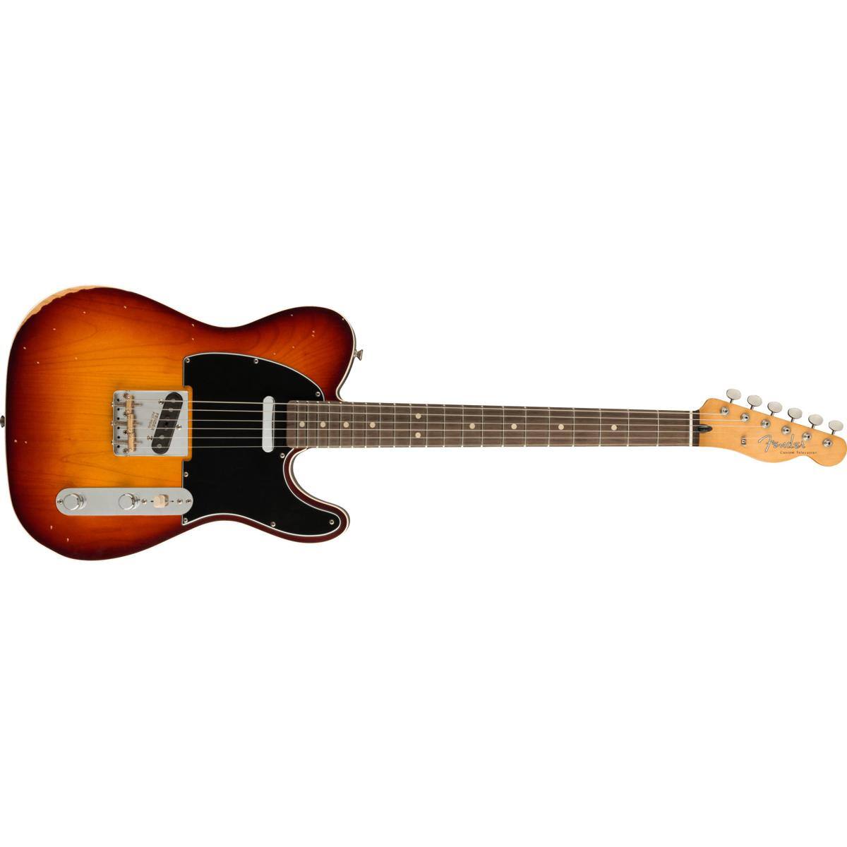 Alt View 1. Fender - Fender Jason Isbell Custom Telecaster Electric Guitar, Rosewood Fingerboard, 3-Color Chocolate Burst.