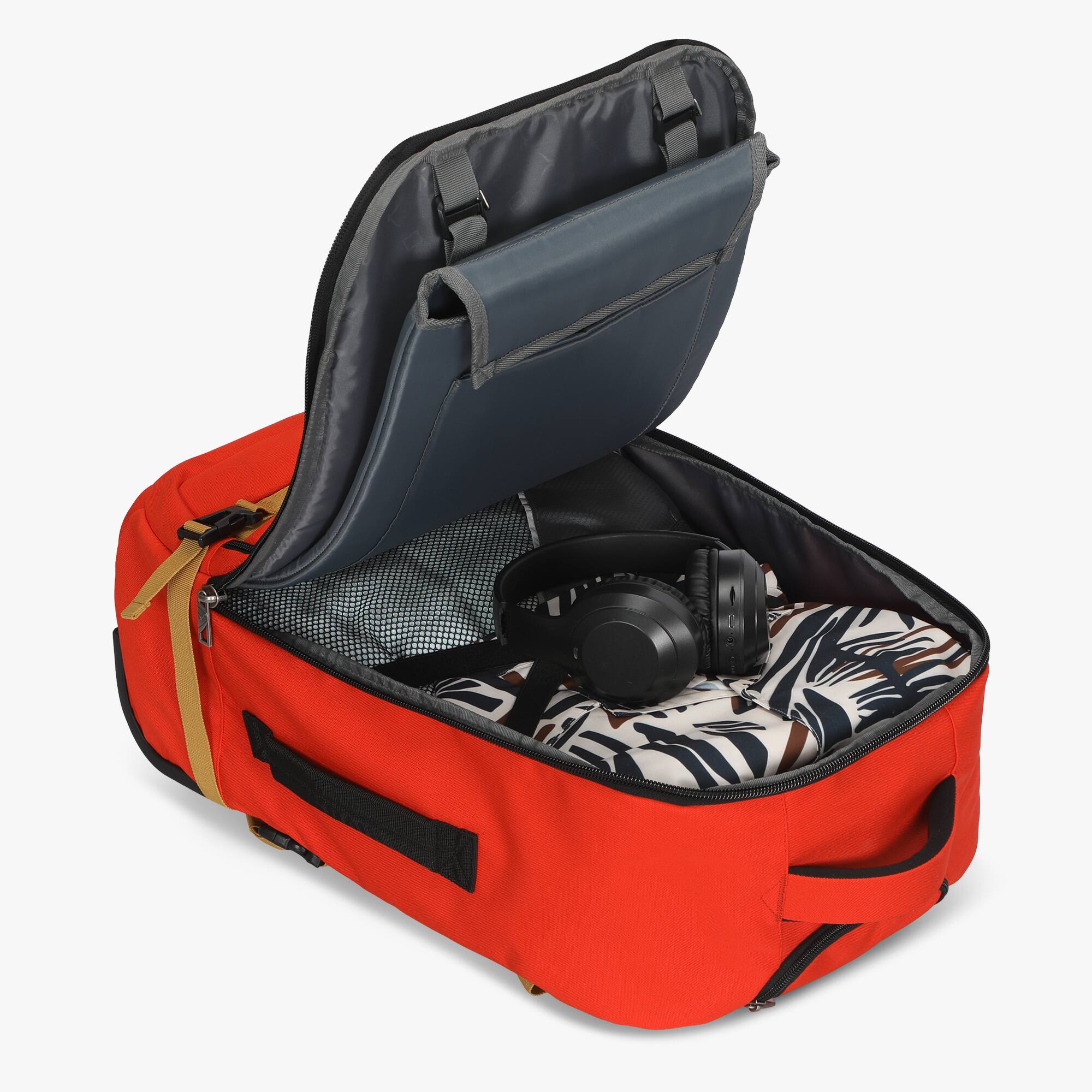 Hynes Eagle Rolling Travel Backpack (42L) Sunset Orange - Best Buy