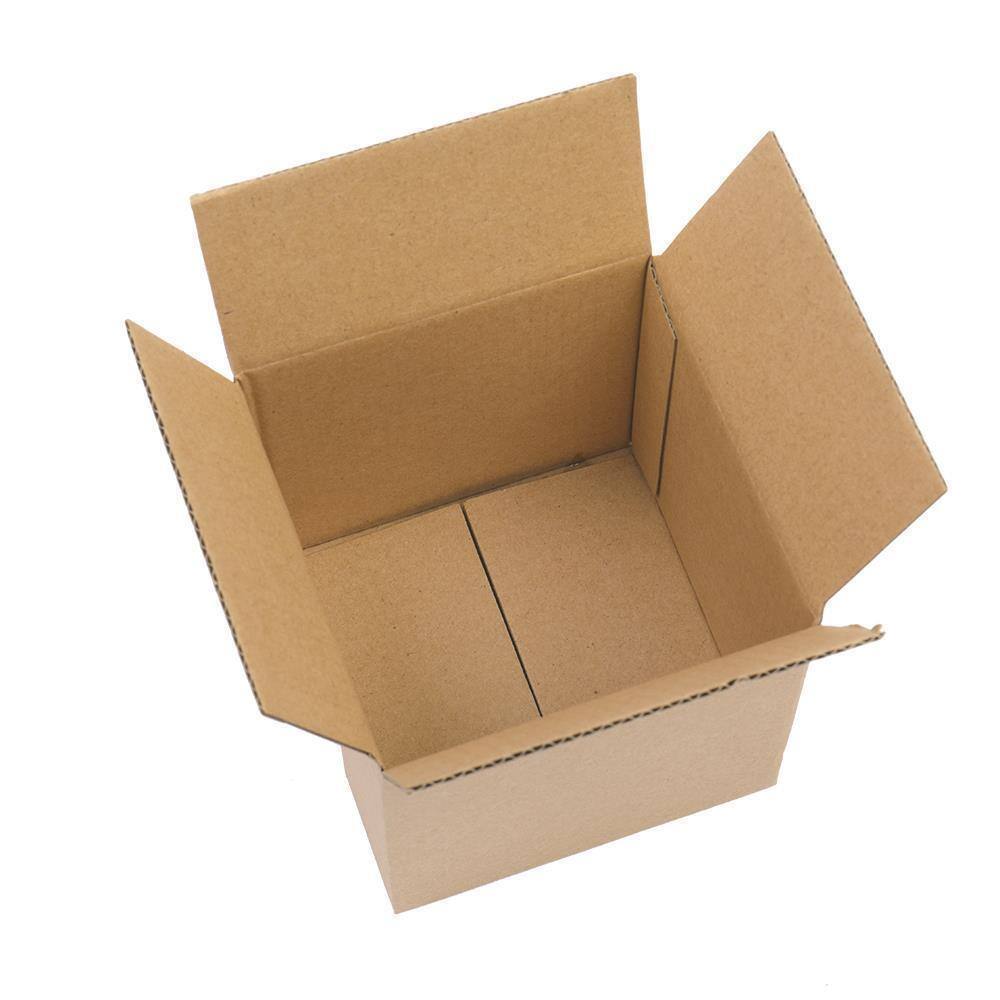 Alt View 1. Winado - 100 4x4x4 Packing Mailing Moving Shipping Boxes Corrugated Carton Moisture Proof & Recyclable Kraft Carton for Packing.