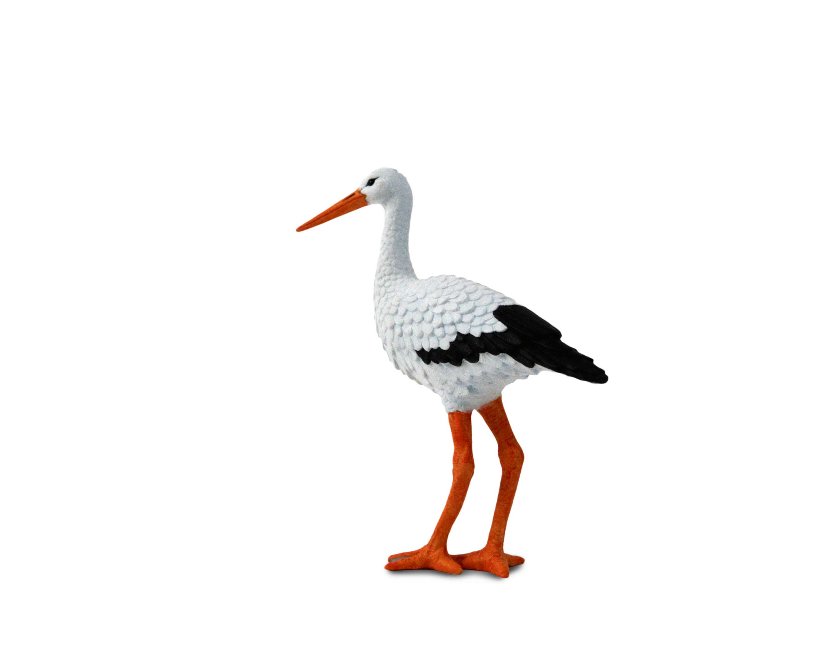 Alt View 2. Safari Ltd. - Stork Toy Figurine.
