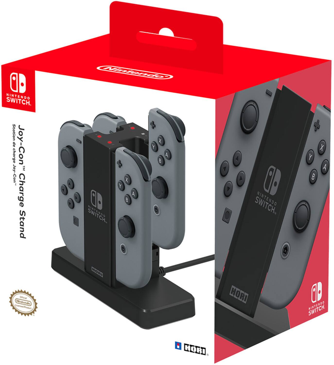 Power - HORI Joy - Con Charge Stand: Officially Licensed by Nintendo - Multicolor