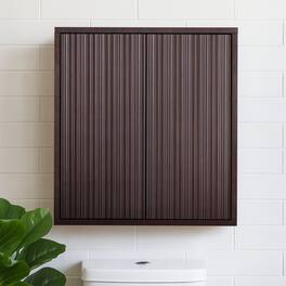 Teamson Home - Tremolo 2-Door Wall Cabinet, Espresso - Black