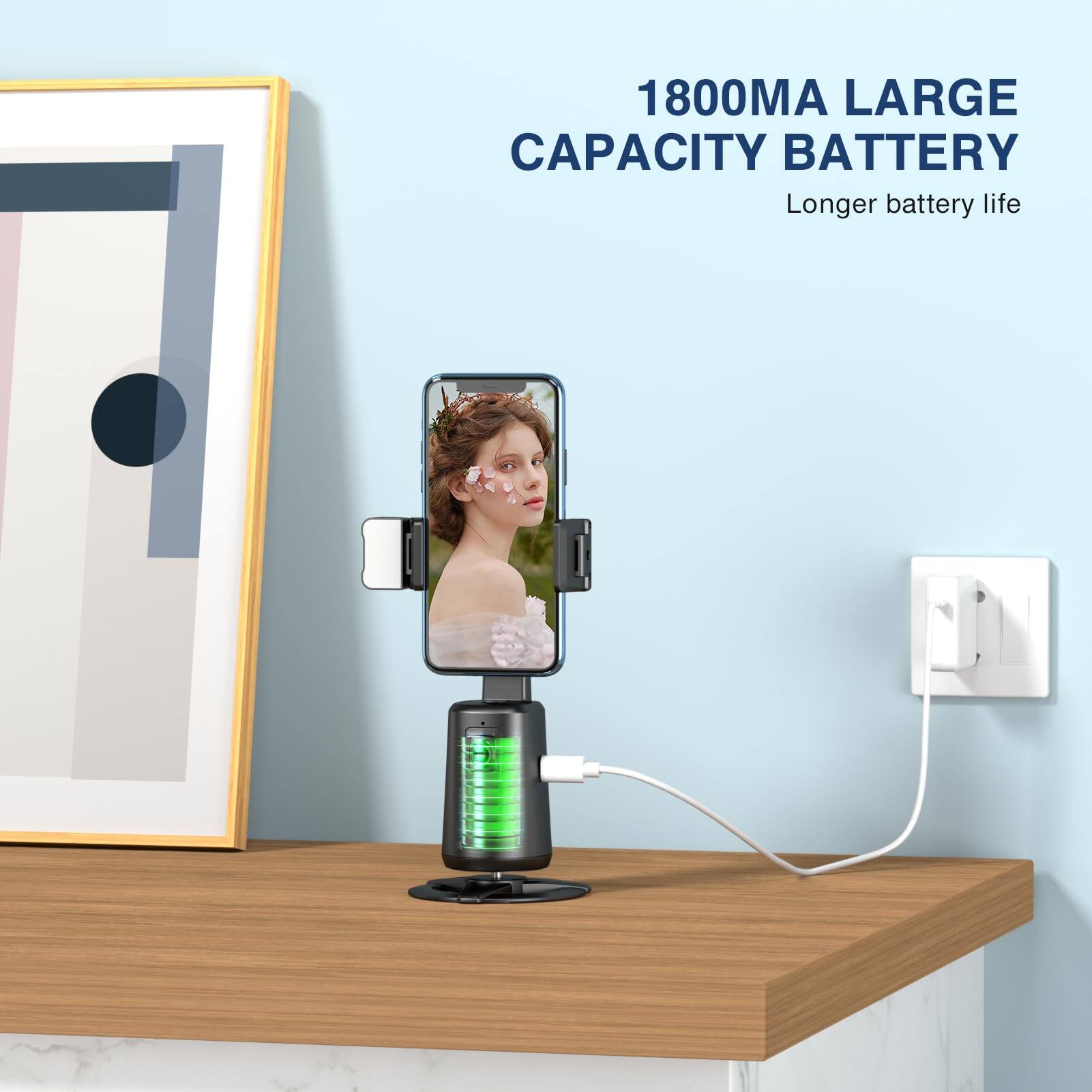 1800MA LARGE CAPACITY BATTERY  
Longer battery life