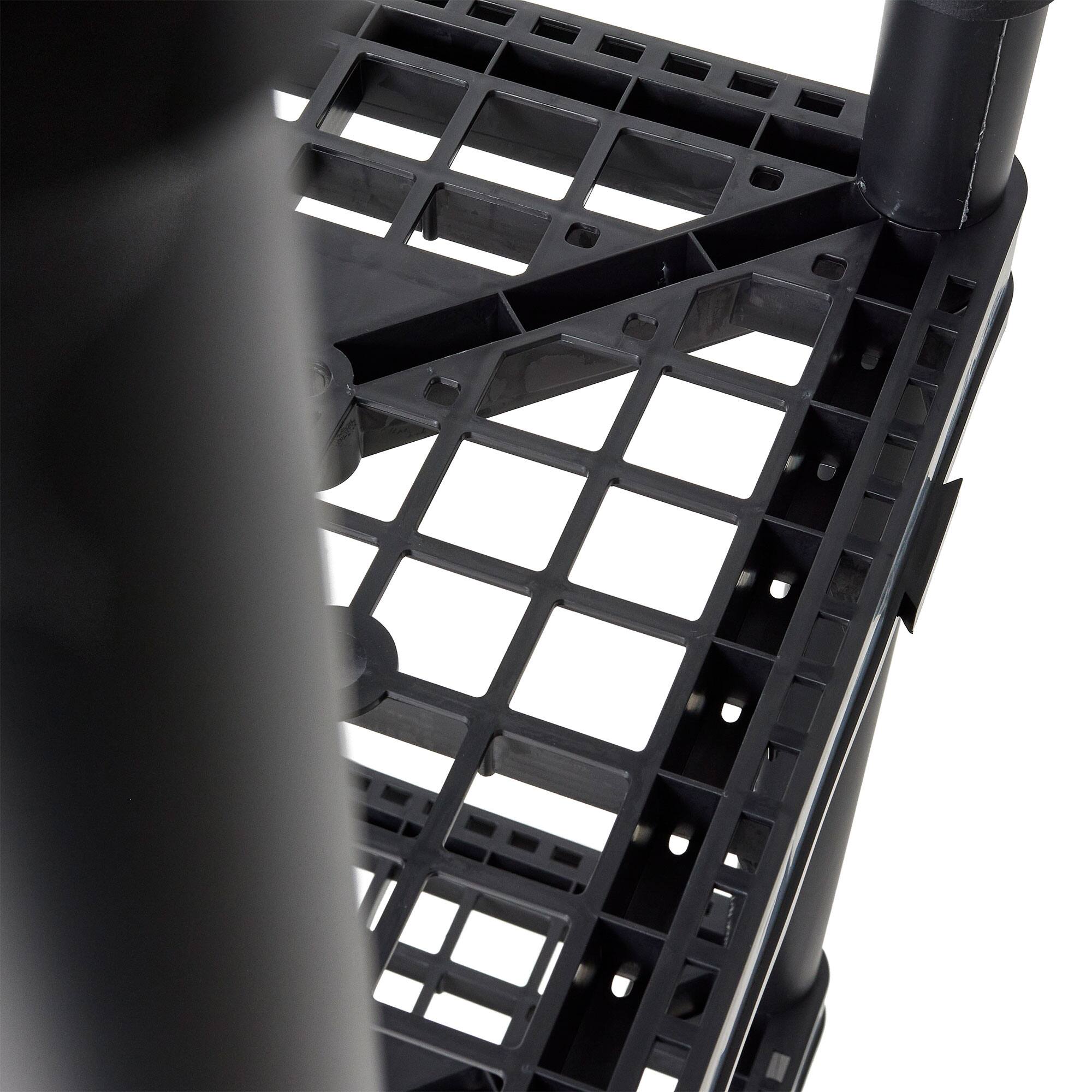 Alt View 7. Gracious Living - Gracious Living 4 Shelf Fixed Height Ventilated Storage Unit, Black, 4 Pack - Black.