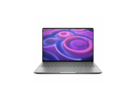 Front. HP - HP ZBook Ultra G1a 14" Touchscreen - Ryzen AI 380 - 16GB - 1TB SSD - Win 11 Pro - Meteor Silver.