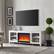 Alt View Zoom 33. Camden&Wells - Quincy Crystal Fireplace TV Stand for TVs up to 75" - White.