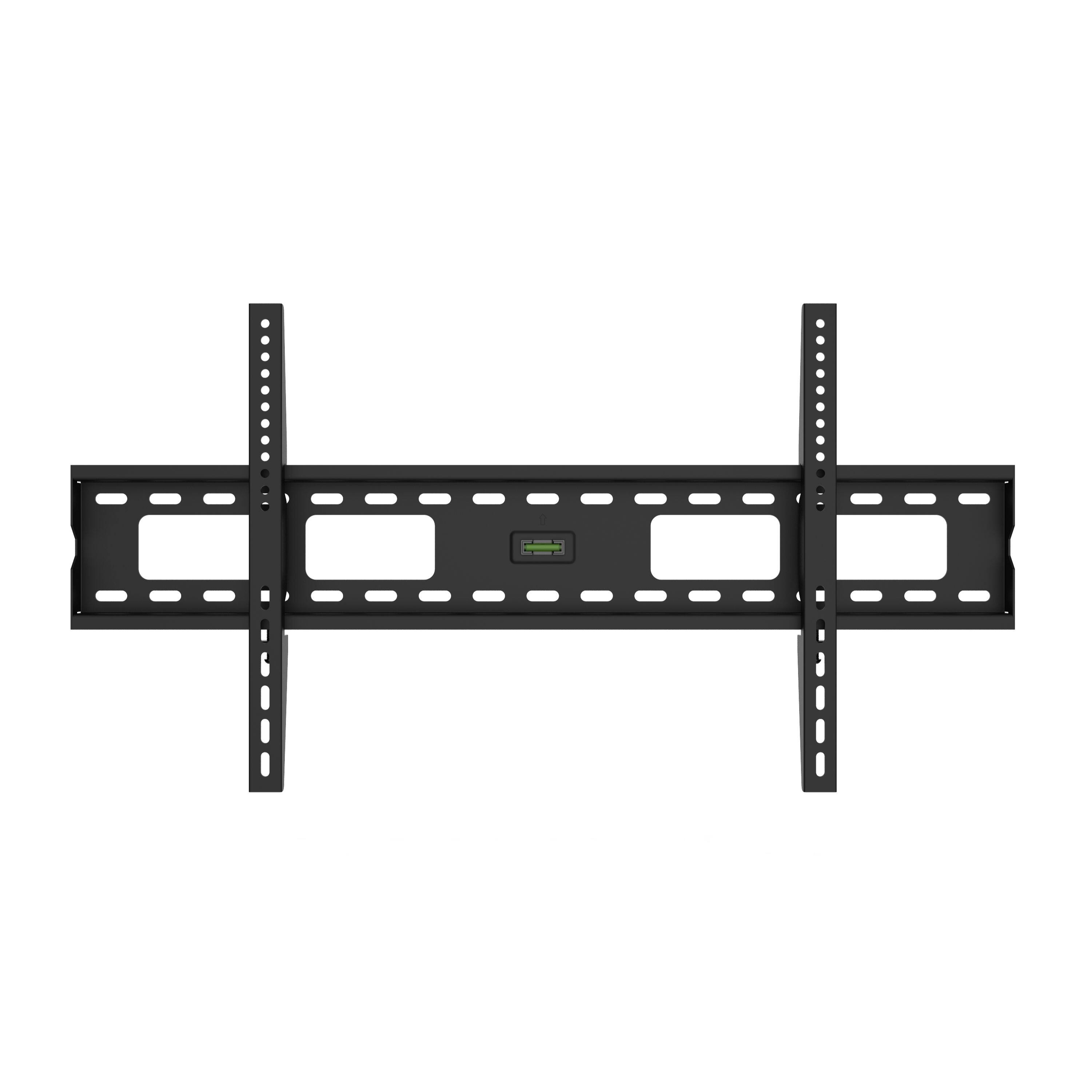 Front. ProMounts - Flat Fixed TV Wall Mount for 50"–92" TVs – Up to 165 lb – Black - Black.