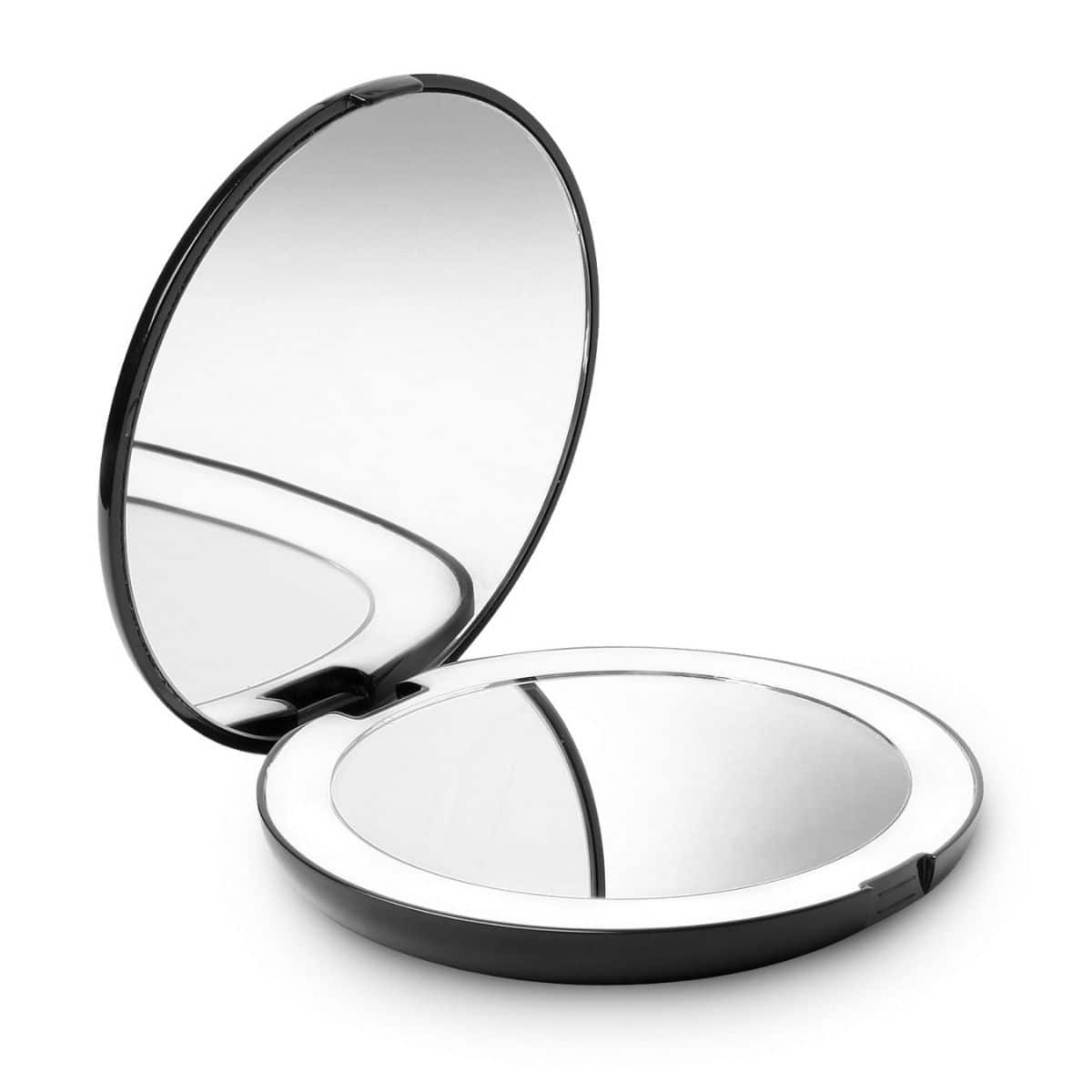 "fancii - Lumi 5"" Compact Mirror with LED Lights - Midnight Black" price history on PriceWatchPro