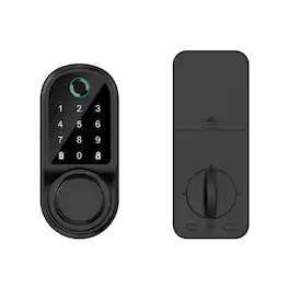 Cluzine - Smart Lock,Fingerprint,Password,APP Control,IP54 Waterproof,For Home,Apartment,B&B