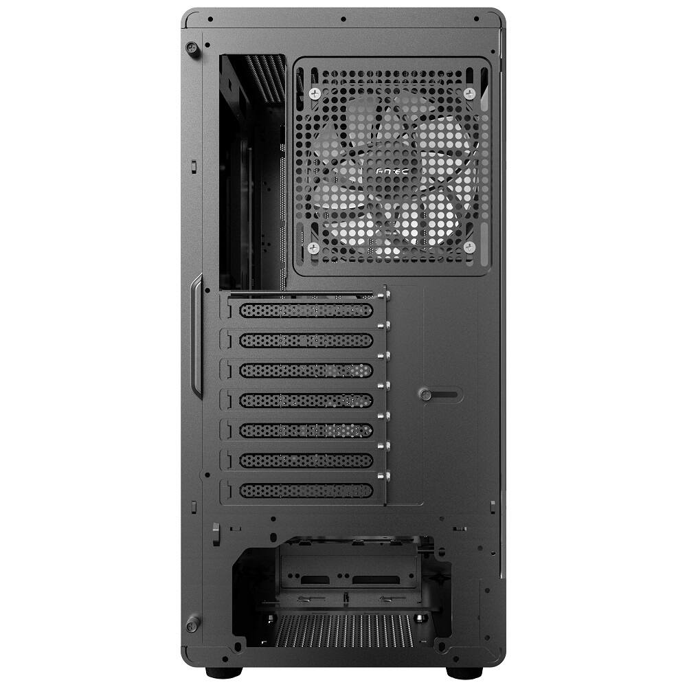 Alt View 3. Antec - P6 Neo ARGB, 4 PWM ARGB Fans Included, 240 mm Top Radiator Support, Type-C 3.2 Gen 2 Mid-Tower ATX PC Case - Black.