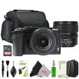 Nikon - Z30 Mirrorless Camera with DX 16-50mm Lens, NIKKOR Z DX 12-28mm f/3.5-5.6 PZ VR Lens, 64GB Memory Card, Cleaning Kit