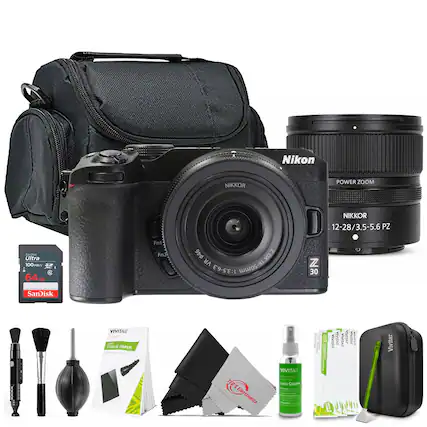 Nikon NIKKOR POWER ZOOM NIKKOR 12-28/3.5-5.6 PZ
SanDisk Ultra 100MB/s 64GB
VIVITAR Lens Cleaner
TEB'S Electronics Tissue Paper
VIVITAR Lens Cleaning Kit