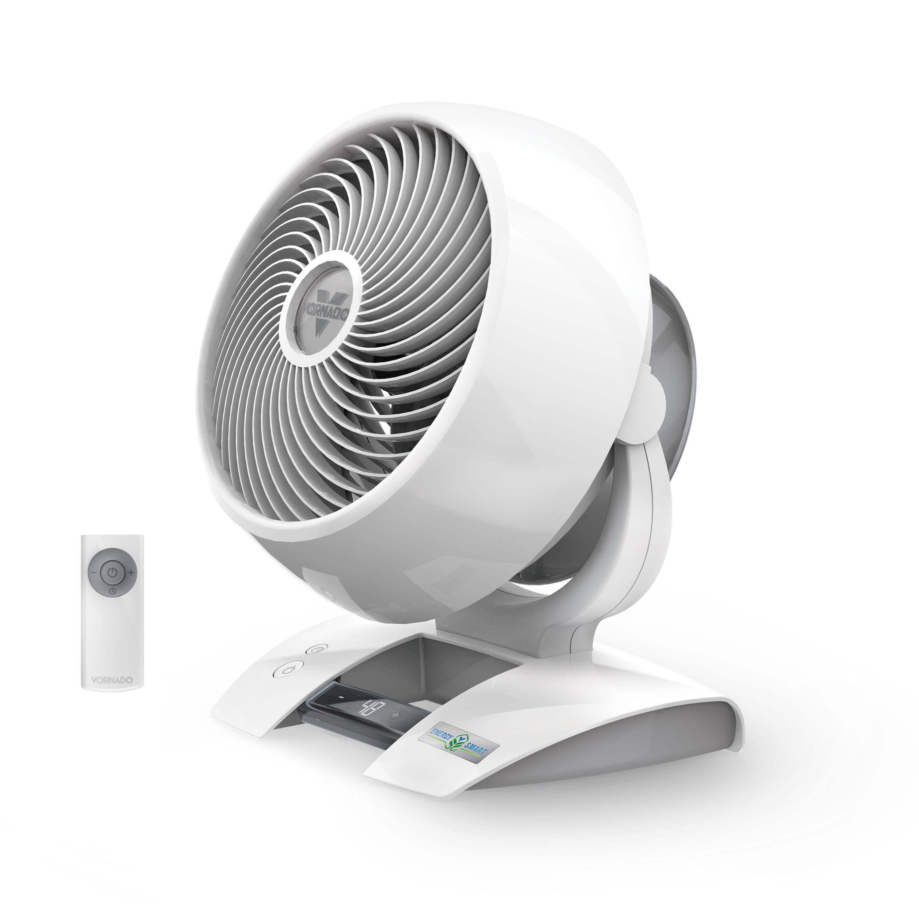 Vornado - 6303DC Energy Smart Fan, Whole Room Circulation with Variable Speed and Remote Control - Ice White