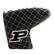Front. Team Golf - Purdue Boilermakers Quilted Blade Putter Cover - Multicolor.