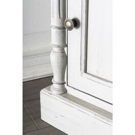 International Caravan - Ashbury One-Drawer/One-Door Lamp Table - Antique Grey