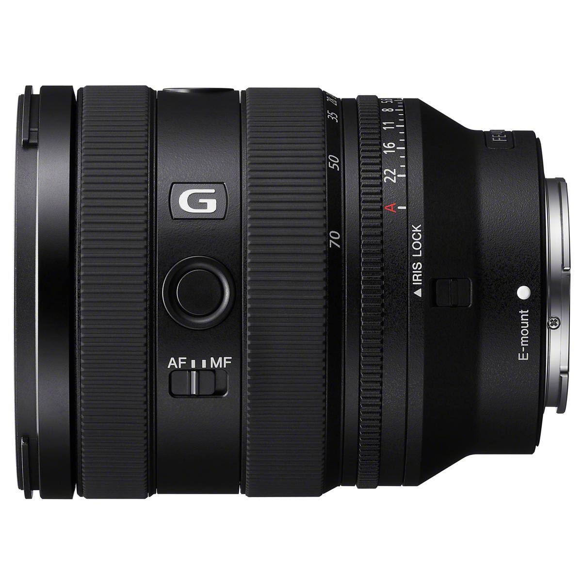 G AF/MF 35 50 70 P D 118 11 22 16 22 118 16 22 A - LOCK IRIS FE E-mount