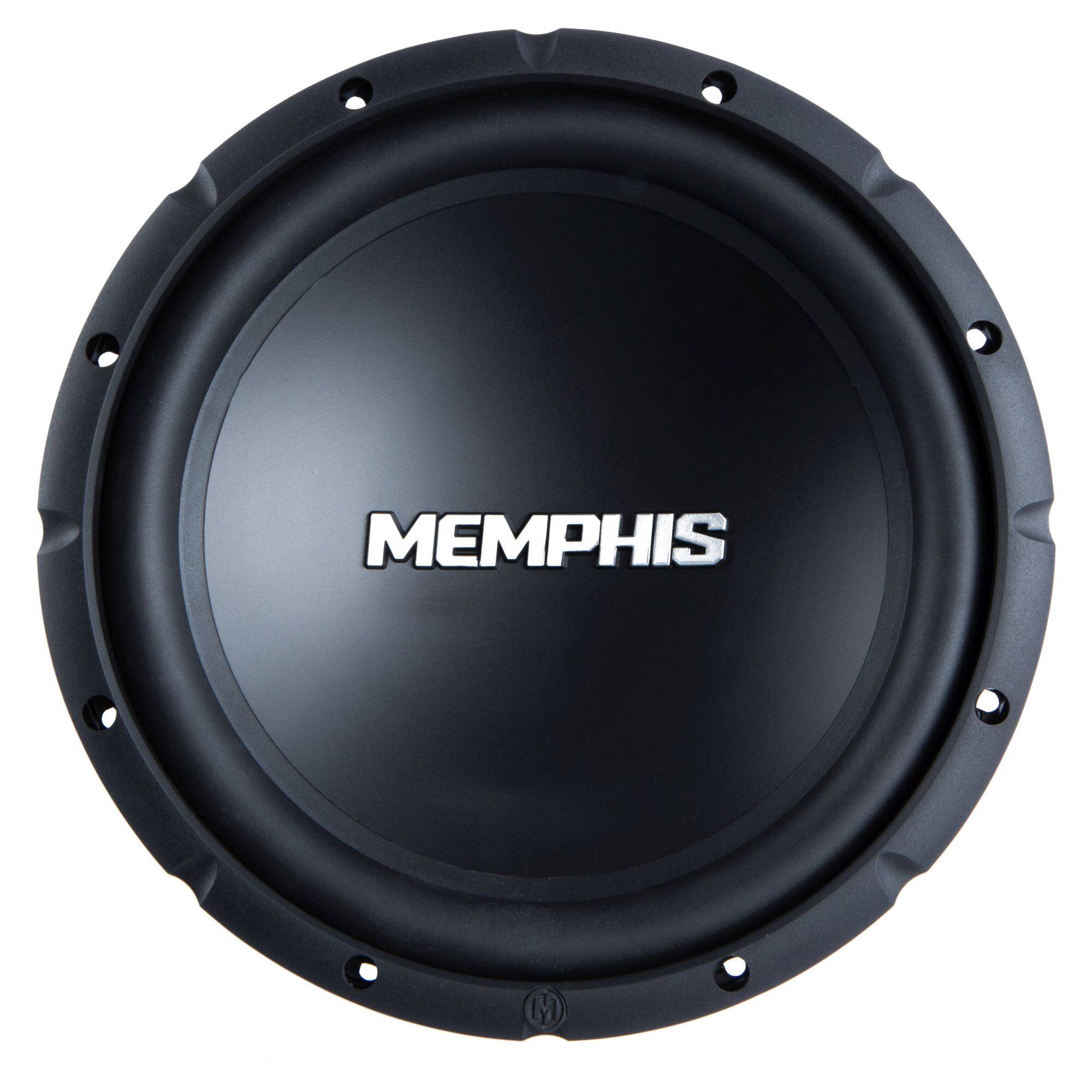 Alt View 3. Memphis Car Audio - Memphis Audio SRX1044 10" Street Reference Dual 4-Ohm Subwoofer - 200 wRMS - Black/Gray.