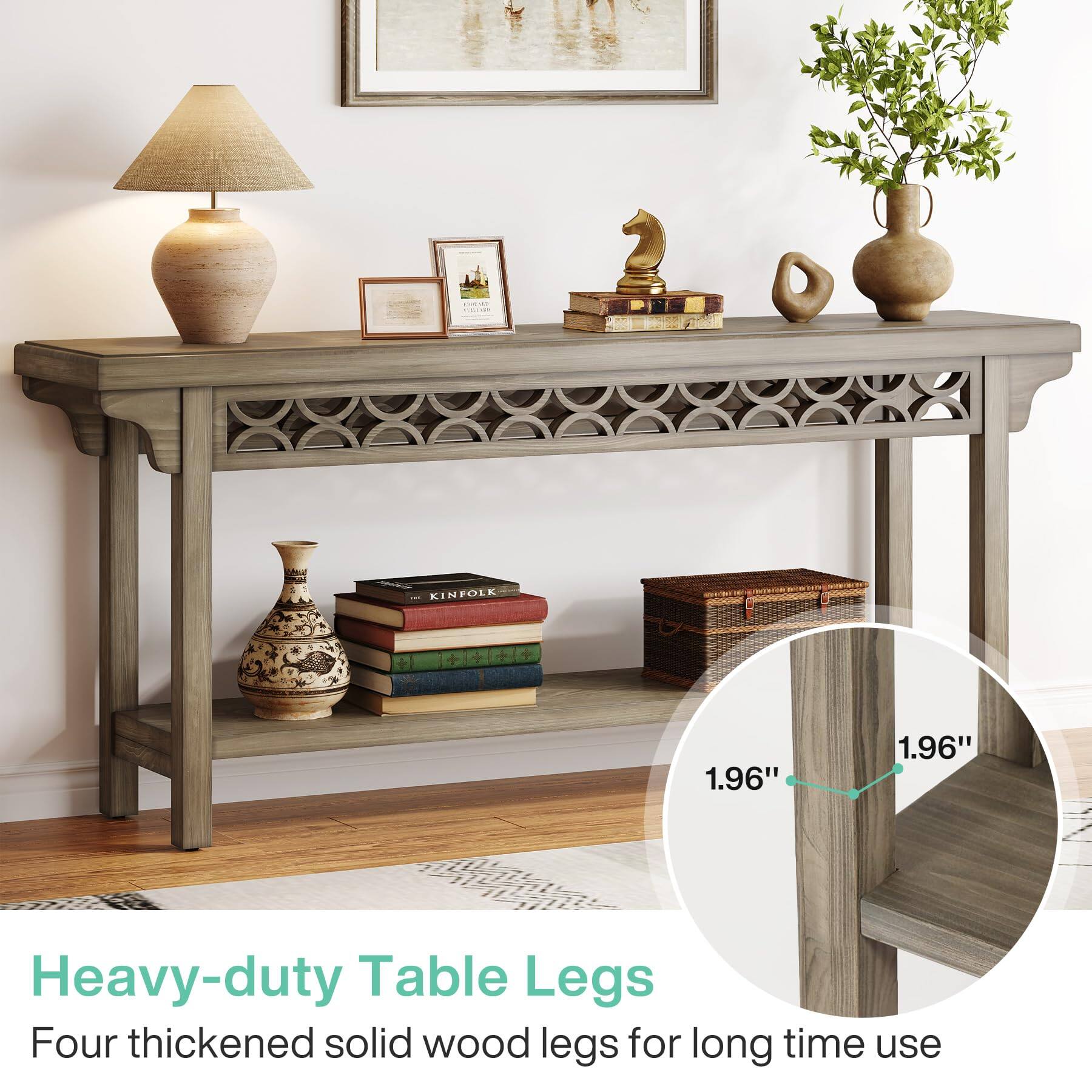 KINFOLK

1.96"
1.96"

Heavy-duty Table Legs
Four thickened solid wood legs for long time use
