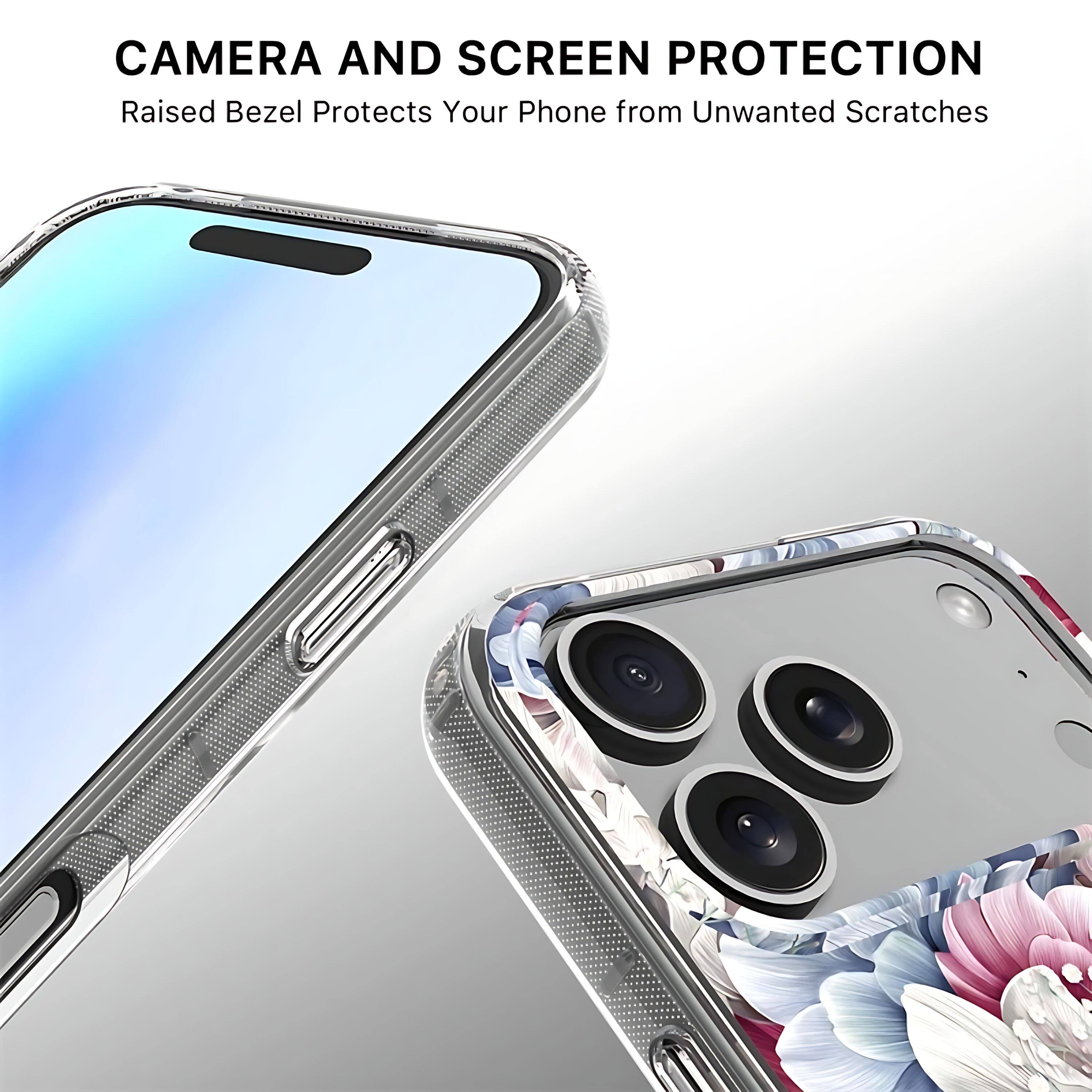 CAMERA AND SCREEN PROTECTION  
Raised Bezel Protects Your Phone from Unwanted Scratches