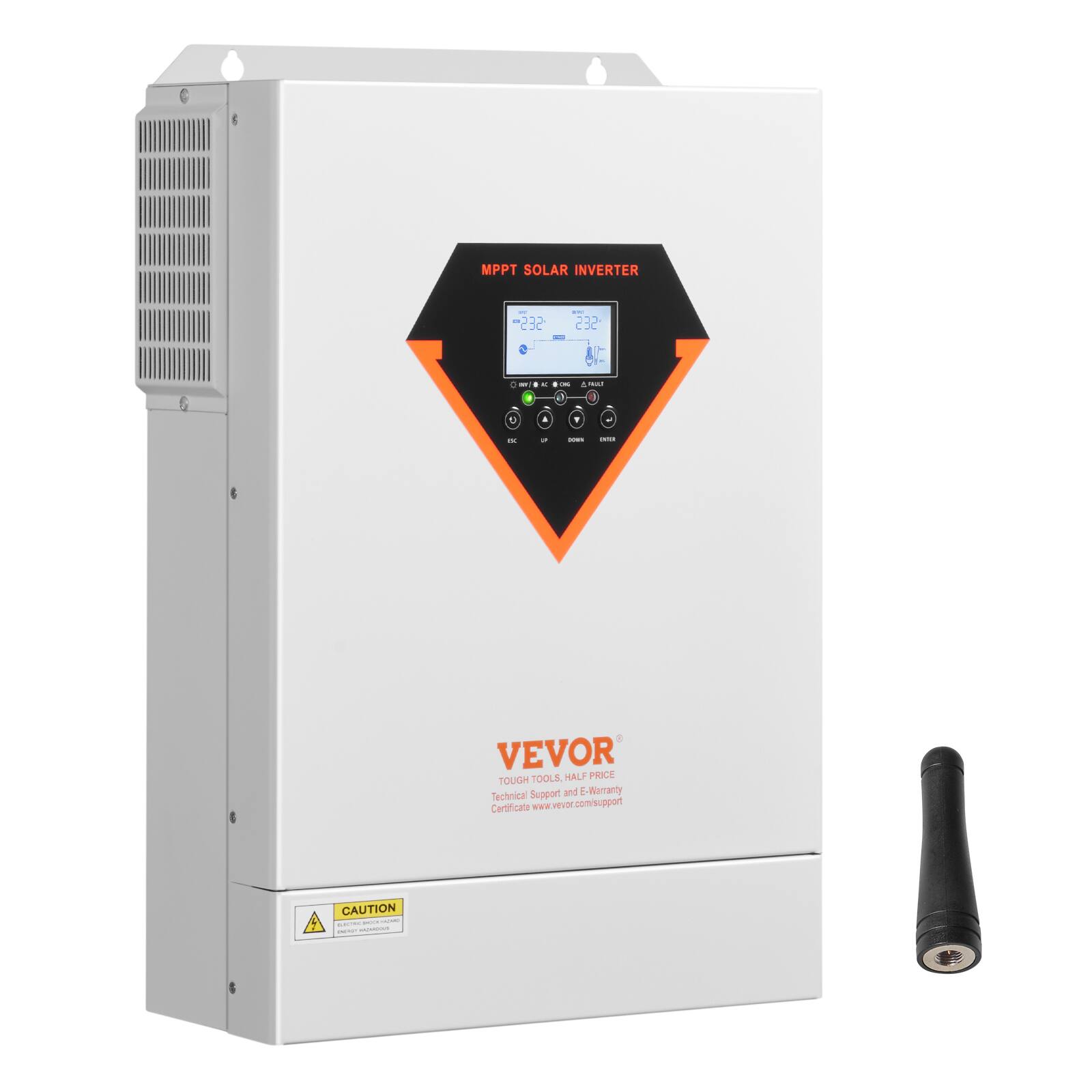 MPPT SOLAR INVERTER

SES
16 232
A
: SET I
HK
ago
1
A
X
,
DOWN
IVIII

VEVOR TOOLS, HALF PRICE TOUGH Technical Support and E-Warranty Certificate my vevor.com/support

CAUTION