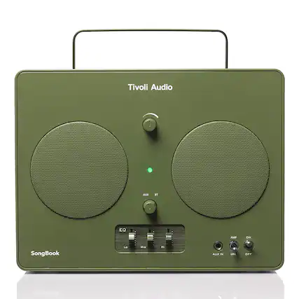 Tivoli Audio
SongBook
AUX BT
EQ
Lo Mid Hi
AMP ON
AUX IN LINE OFF