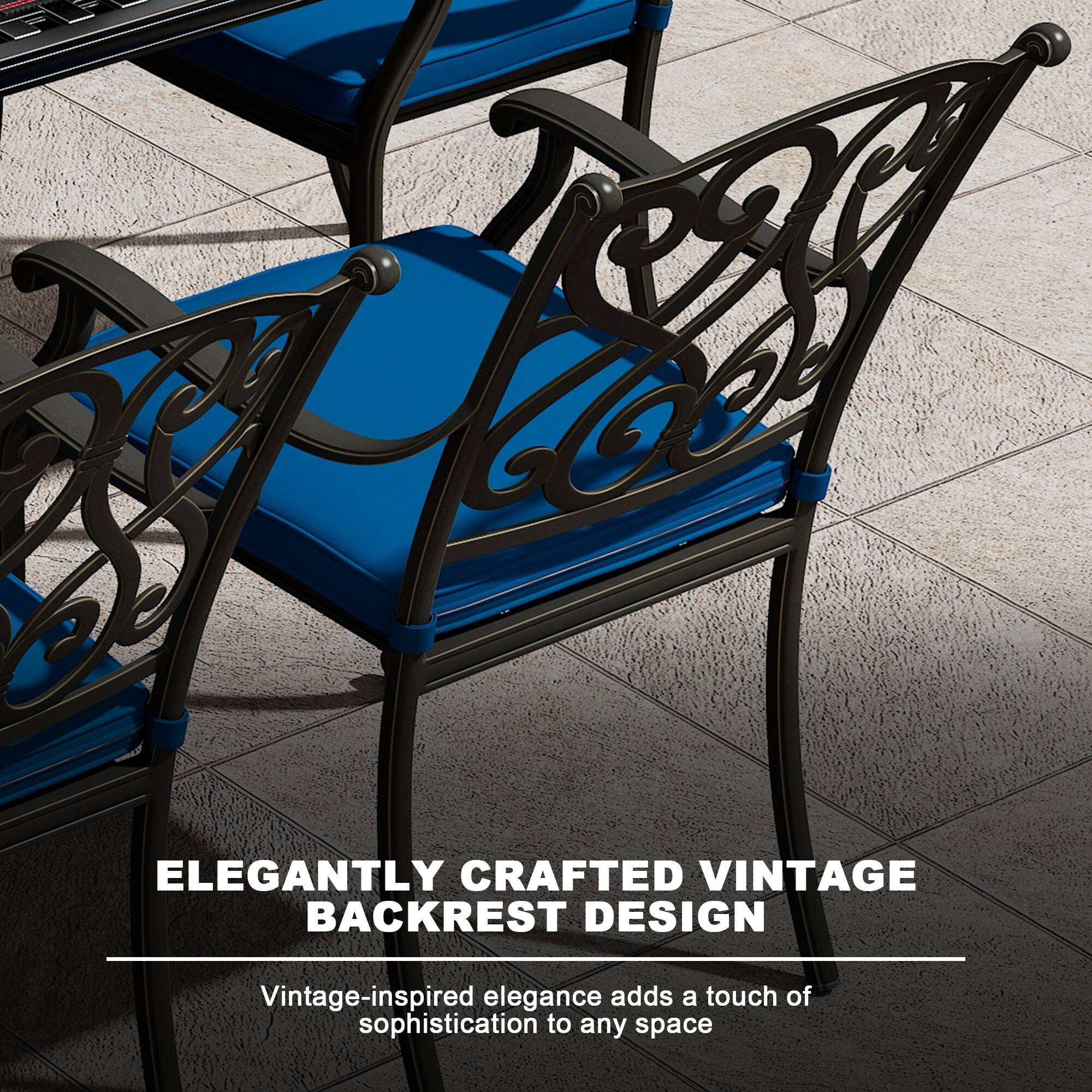 ELEGANTLY CRAFTED VINTAGE BACKREST DESIGN

Vintage-inspired elegance adds a touch of sophistication to any space