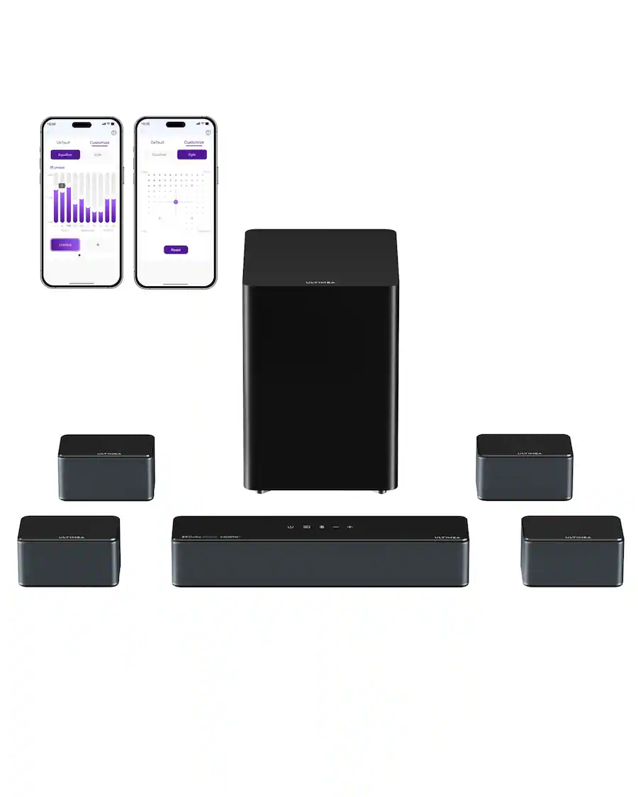 Ultimea Poseidon D80 Boom Channel Sound bar with Dolby Atmos