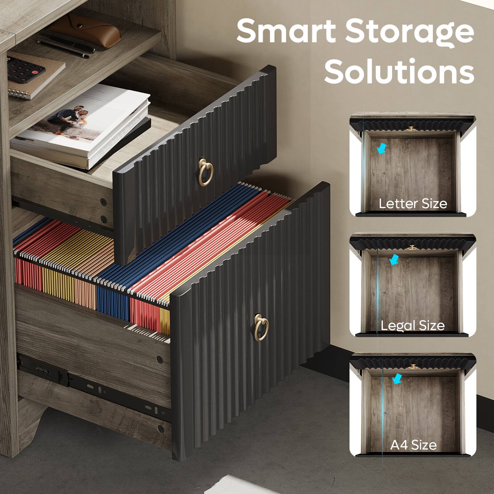 Smart Storage Solutions:

* Letter Size
* Legal Size
* A4 Size
* A3 Size