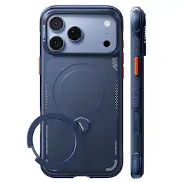 TORRAS - Ostand Q3 Air Case for iPhone 18 Pro Max / iPhone 17 Pro Max, Dual Airbag 13FT Protection 180° Kickstand - Deep Blue