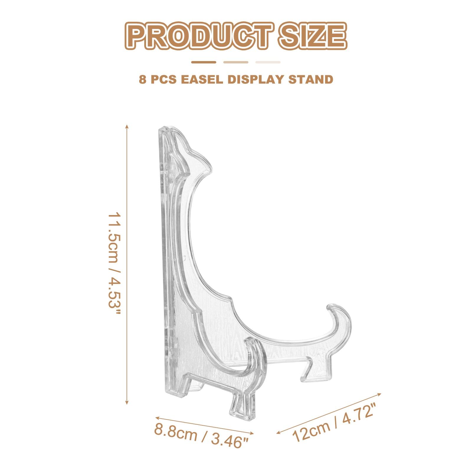 PRODUCT SIZE - 8 PCS EASEL DISPLAY STAND  
11.5cm / 4.53"  
8.8cm / 3.46"  
12cm / 4.72"