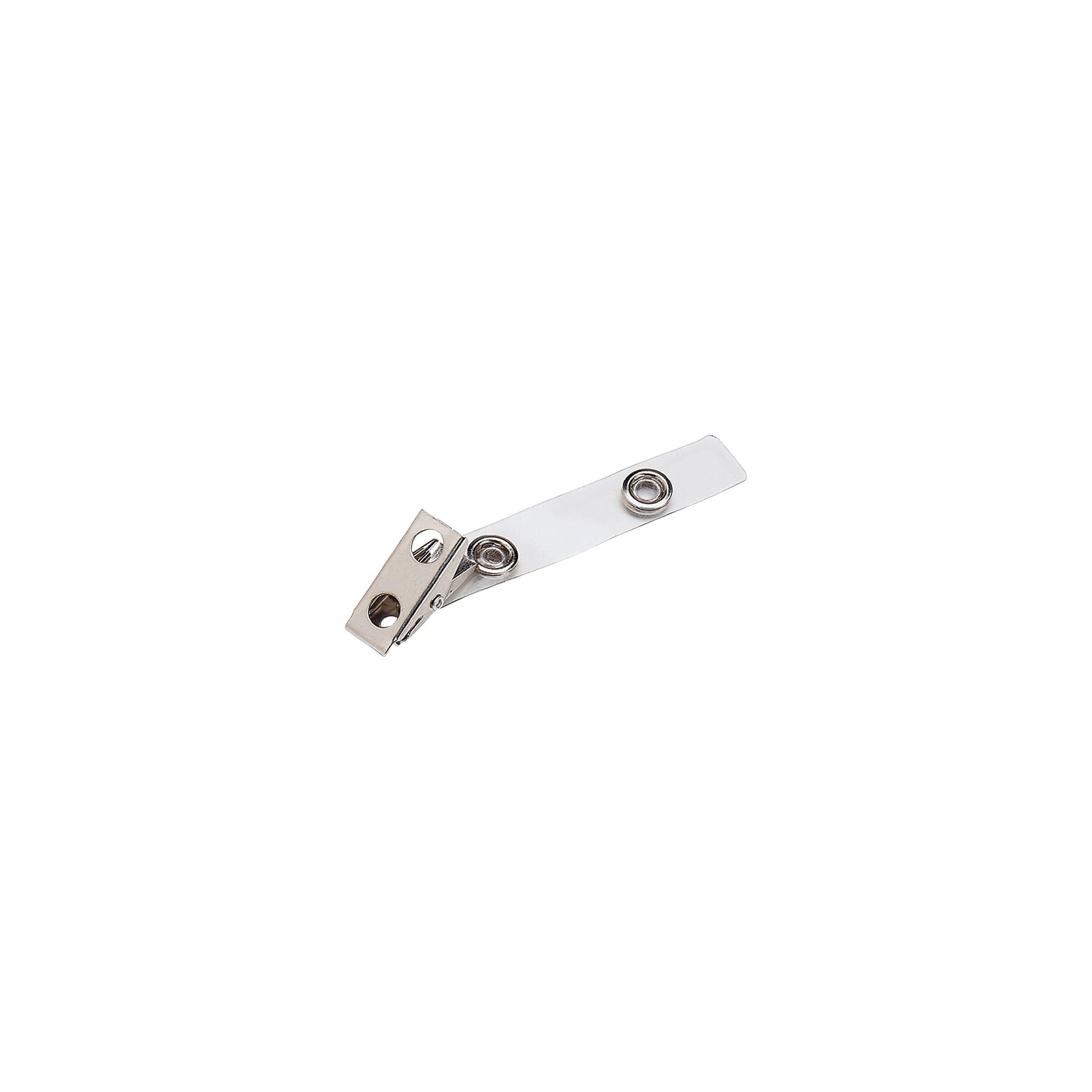Alt View 7. Staples - Badge Straps, Vinyl/Metal, 100/Pack - Clear.
