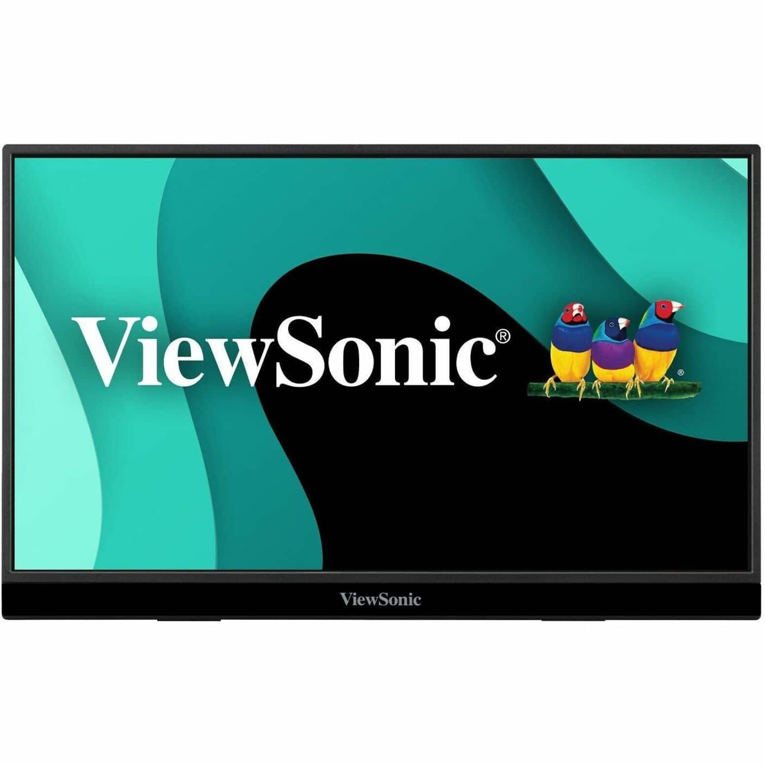 ViewSonic - VX1655 15.6" IPS LED FHD Portable Monitor (USB-C, Mini HDMI) - Black - Front_Zoom
