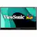 Front. ViewSonic - VX1655 15.6" IPS LED FHD Portable Monitor (USB-C, Mini HDMI) - Black.