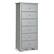 Front. Costway - Costway 6 Drawer Chest Dresser Clothes Storage Bedroom Tall Furniture Cabinet - Grey.