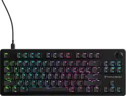 Turtle Beach - Vulcan II TKL Wired Compact RGB Mechanical Gaming Keyboard with Hot-Swappable Switches - Black - Front_Zoom