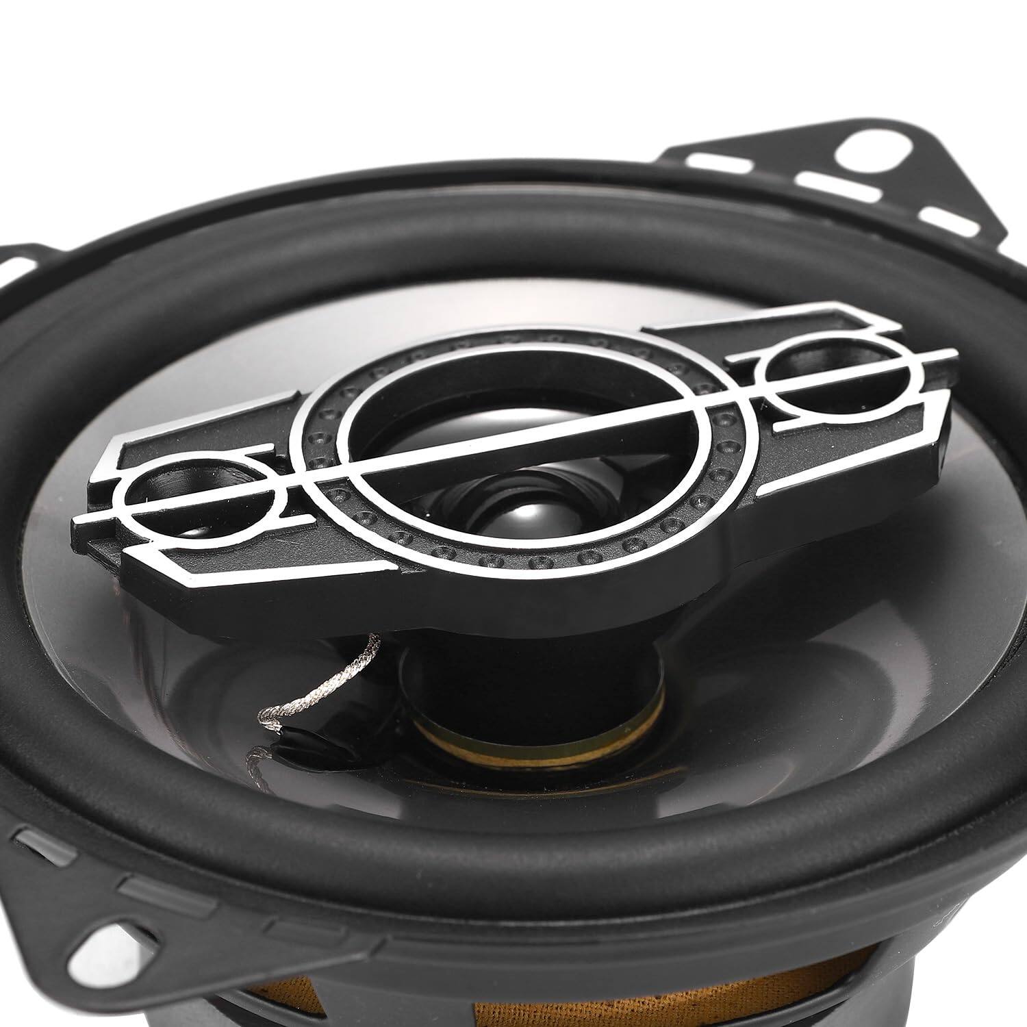 Alt View 6. Skar Audio - 4-way Coaxial Car Audio Speakers Max 4 Ohm W/pei Dome Tweeters Compact For Front Or Rear Doors Practical amp; - 4-Inches Coaxial-4 Way.