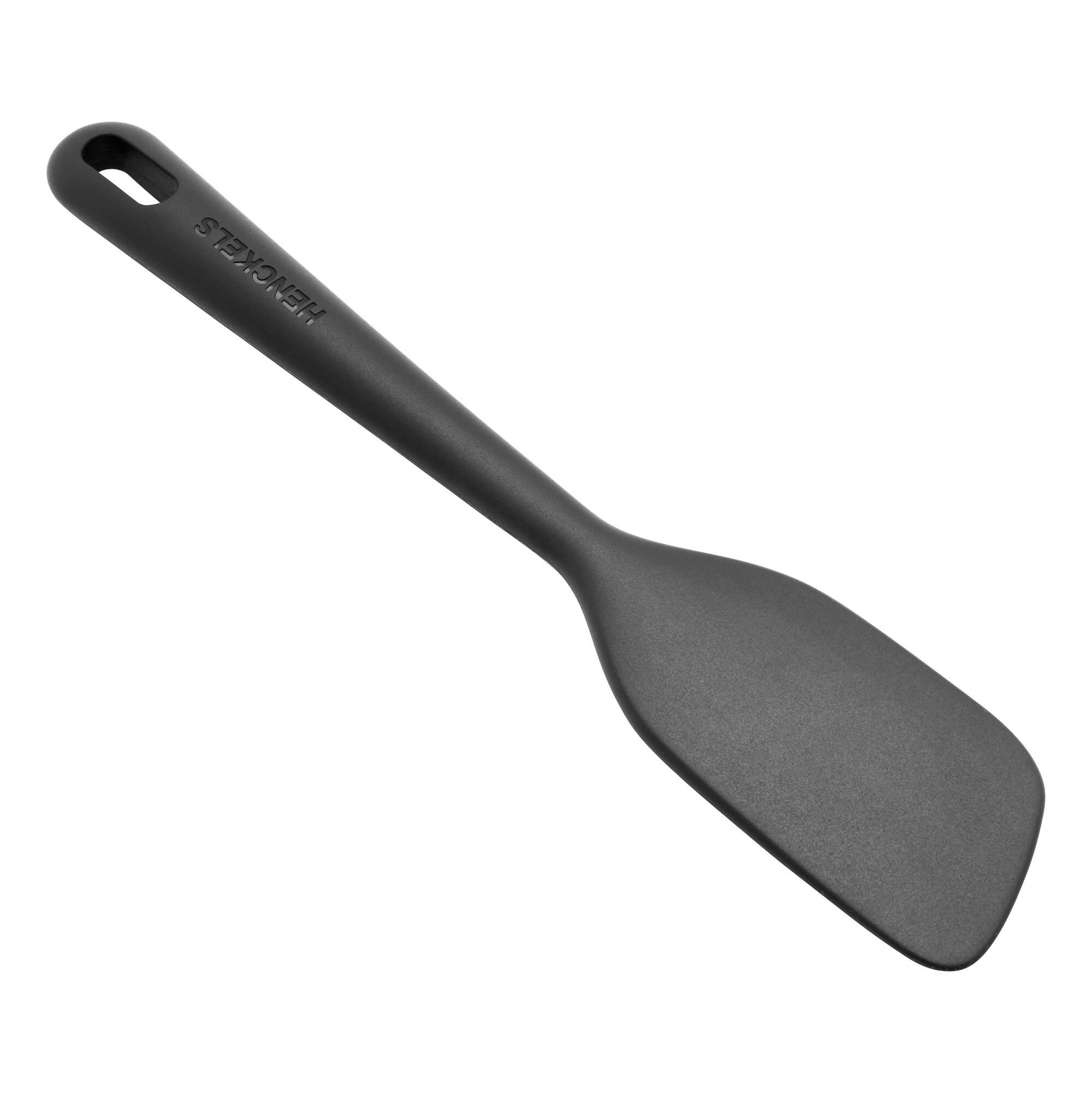Henckels - Silicone Onyx Cooking Utensil, Large Spatula - Black